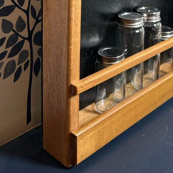 Vintage Wooden Spice Rack - Picture 4 of 10